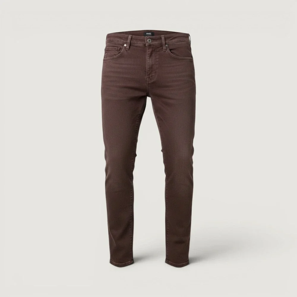 Paige Lennox Slim Tapered Pants Mens 29 Brown